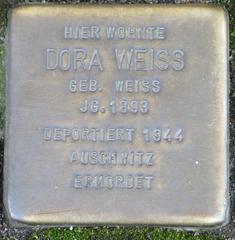 Stolperstein Dedicato A Dora Weiss