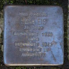 Stolperstein Dedicato A Elsa Eis