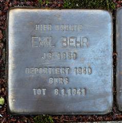 Stolperstein Dedicato A Emil Behr