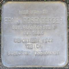 Stolperstein Dedicato A Erna Rosenberger