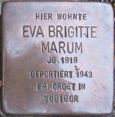 Stolperstein Dedicato A Eva Brigitte Marum