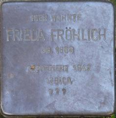 Stolperstein Dedicato A Frieda Fröhlich