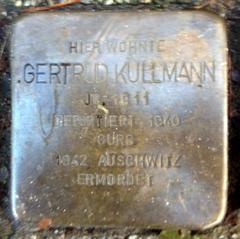 Stolperstein Dedicato A Gertrud Kullmann