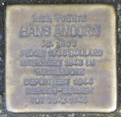 Stolperstein Dedicato A Hans Andorn