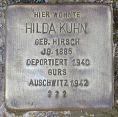Stolperstein Dedicato A Hilda Kuhn