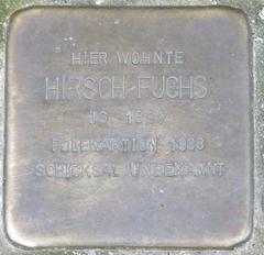 Stolperstein Dedicato A Hirsch Fuchs