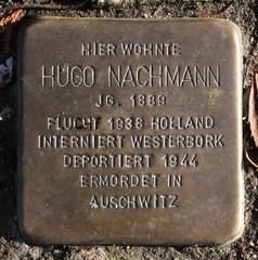 Stolperstein Dedicato A Hugo Nachmann