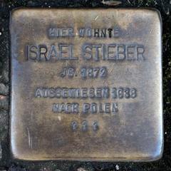 Stolperstein Dedicato A Israel Stieber