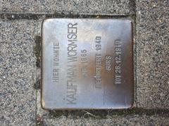 Stolperstein Dedicato A Kaufman Wormser