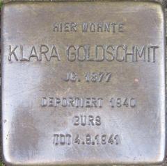 Stolperstein Dedicato A Klara Goldschmit
