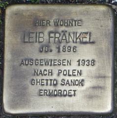 Stolperstein Dedicato A Leib Fränkel