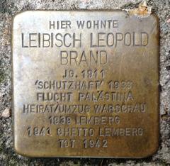 Stolperstein Dedicato A Leibisch Leopold Brand