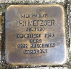 Stolperstein Dedicated To Leo Metzger