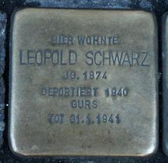 Stolperstein Dedicato A Leopold Schwarz