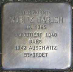 Stolperstein Dedicato A Moritz Baruch