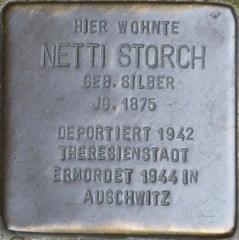 Stolperstein Dedicato A Netti Storch