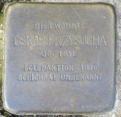 Stolperstein Dedicato A Oskar Przysucha