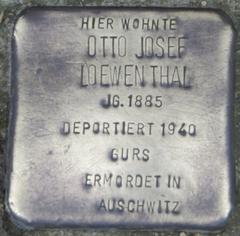 Stolperstein Dedicato A Otto Josef Löwenthal