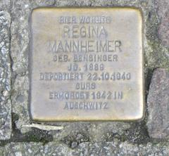 Stolperstein Dedicato A Regina Mannheimer