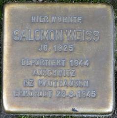 Stolperstein Dedicato A Salomon Weiss