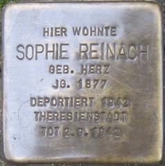Stolperstein Dedicato A Sophie Reinach