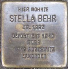Stolperstein Dedicato A Stella Behr