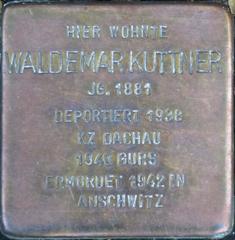Stolperstein Dedicato A Waldemar Kuttner