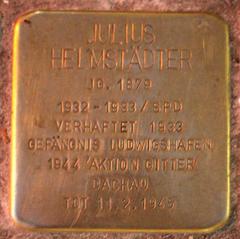 Stolperstein Dedicato A Julius Helmstädter