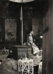 King Prajadhipok seated on the Octagonal Throne during his coronation at the Grand Palace in Bangkok on 25 February 1926