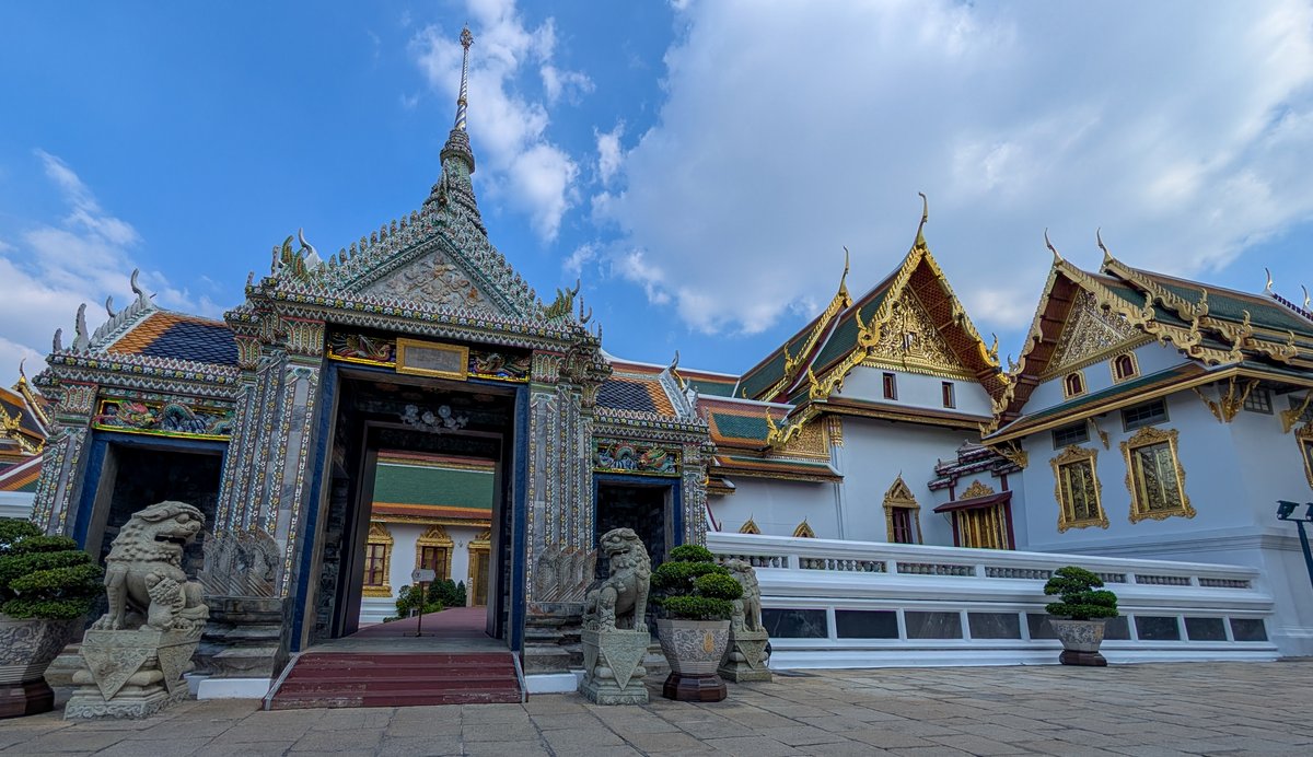 Phisan Thaksin Throne Hall in Bangkok Thailand exterior view with traditional Thai architecture