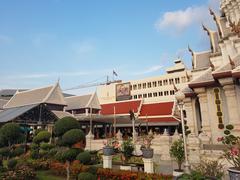 Bangkok city pillar monument in Thailand on a clear day