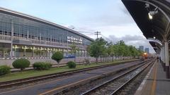 Bang Sue Junction railway station in Bangkok with trains and platforms