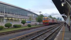 Bang Sue Junction railway station in Bangkok with trains and platforms