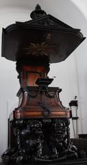 Anton Anreith pulpit interior view in Groote Kerk Cape Town