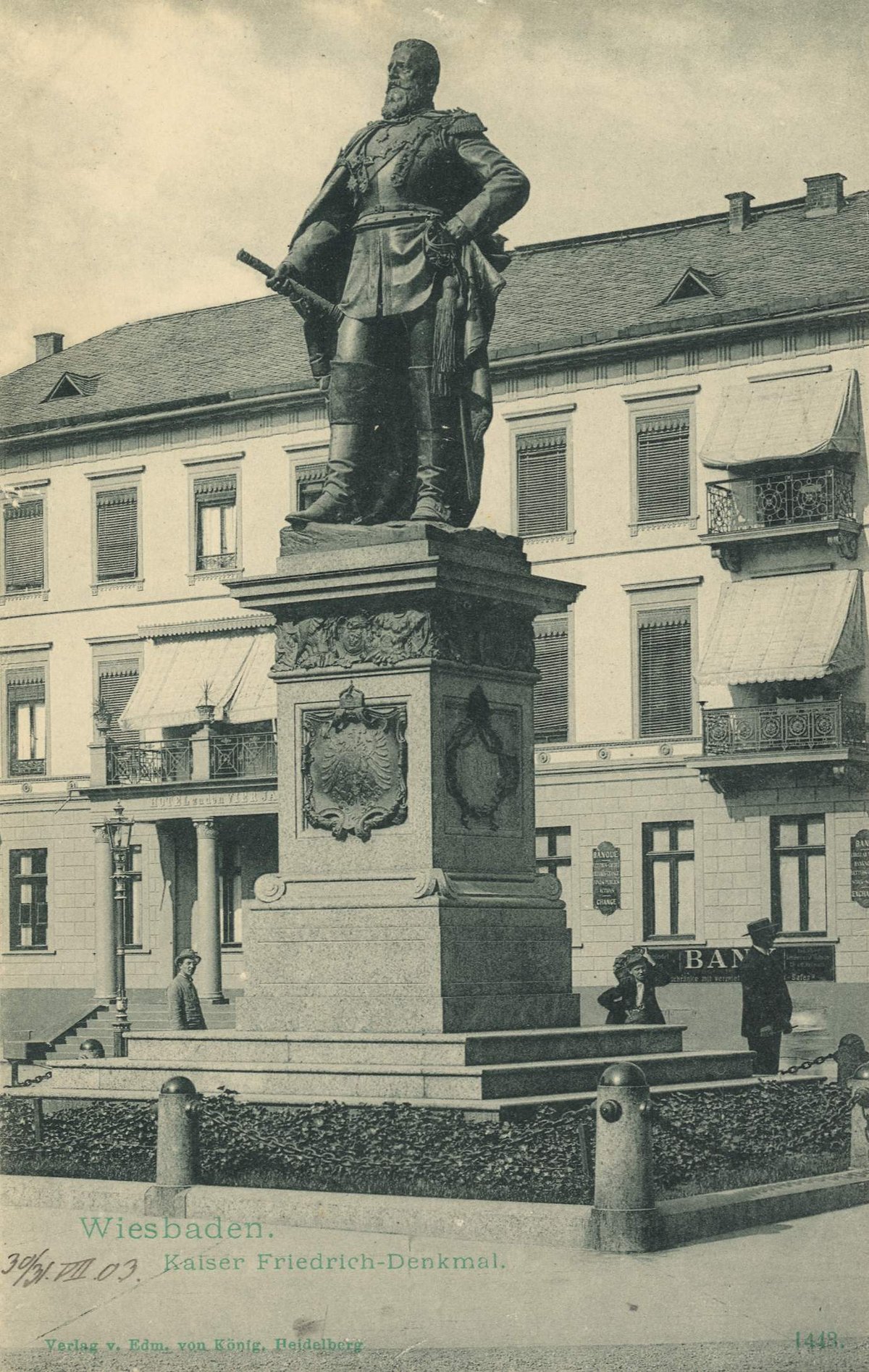 Kaiser Friedrich Monument in Wiesbaden, Hessen