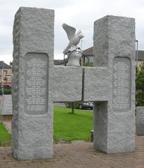 H-Block Monument in Free Derry Bogside commemorating 1981 hunger strikers