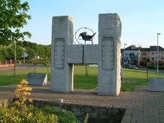 Hunger Strike Memorial in the Bogside, Derry