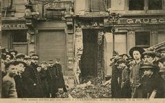 Avenue de la Gare after bombing on March 24, 1918