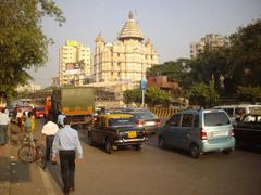 Siddhi Vinayak Temple facade with dome and intricate architecture