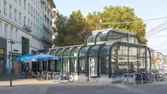 U-Bahn station Schwedenplatz in Vienna, Austria