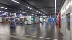 Interior view of U-Bahn Schwedenplatz station in Vienna