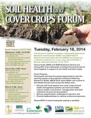 National conference on cover crops and soil health forum in South Dakota featuring local farmers and experts