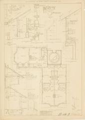 Second floor plan architectural drawing