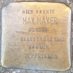 Stolperstein Dedicated To Max Mayer