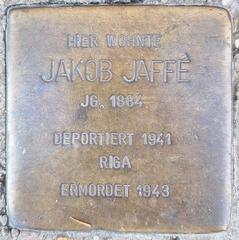 Stolperstein Dedicated To Jakob Jaffé