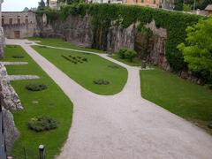 Castello del Buonconsiglio in Trento showing the Fossa dei Martiri
