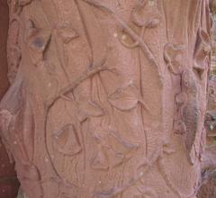 Elisabethentor column at Heidelberg Castle in Germany