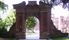 Elisabeth Gate at Heidelberg Castle in Germany