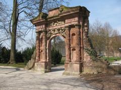 Heidelberg Castle Elisabethentor gate from 1615 in early baroque style