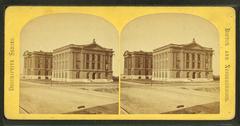 Natural History building in Boston historic view